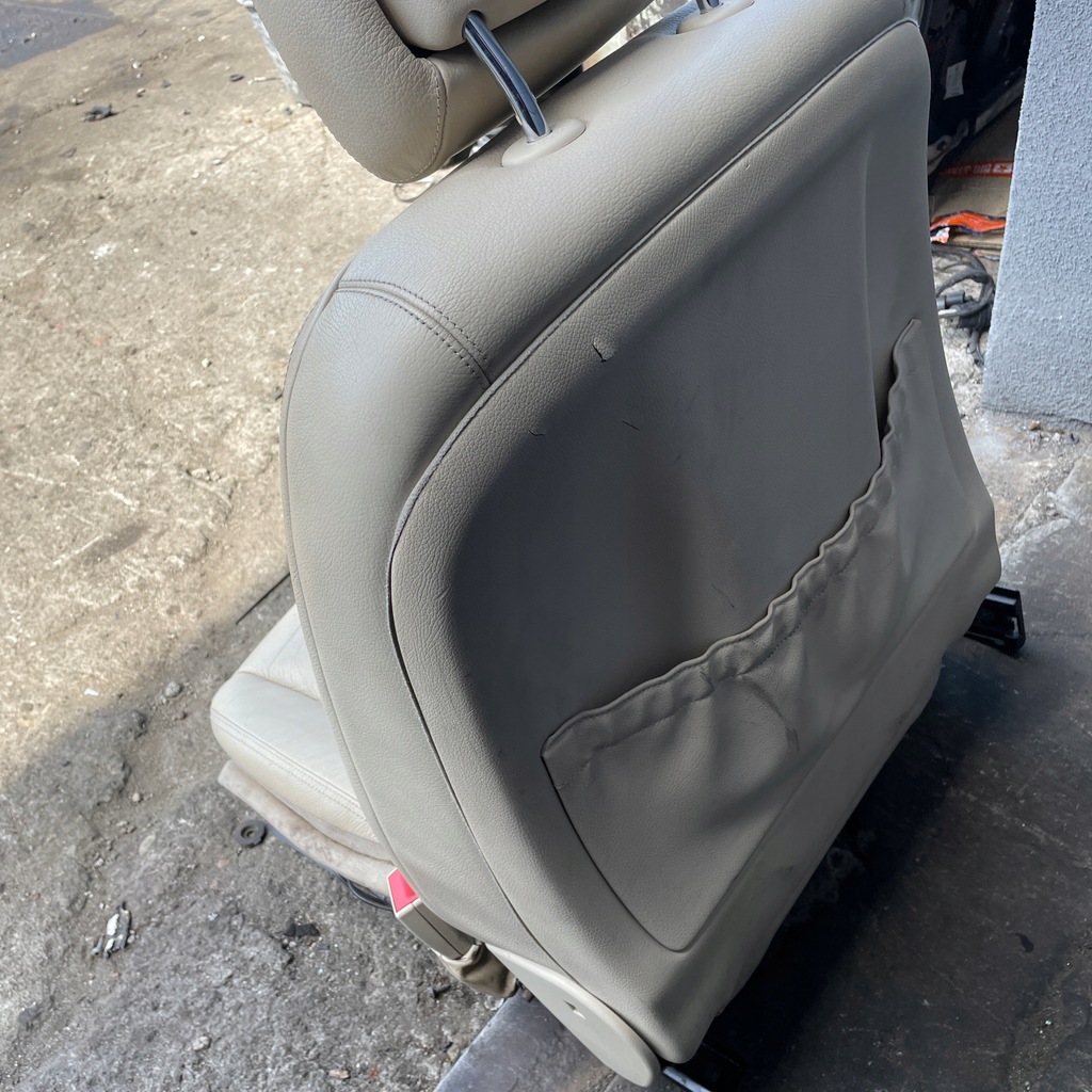 фото №13, Mercedes s w221 lift сиденье пассажира правый перед светлая кожа хороший