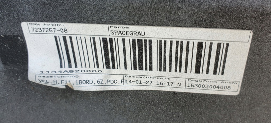 фото №11, Бампер задня bmw 5 f11 kombi 2010- pdc оригінал