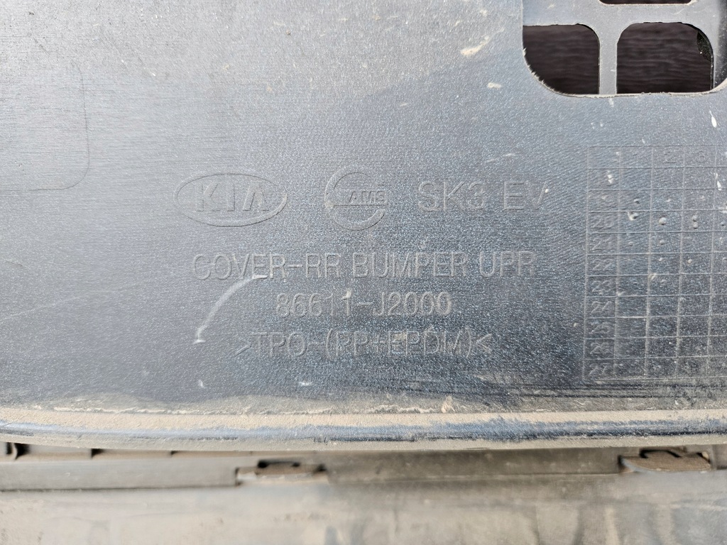 фото №9, Бампер задня задній kia e-soul e soul 3 iii 86611-j2000 + dol повний гарний org