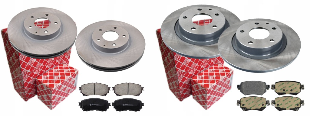фото №1, Тормозные диски тормозные колодки p+t febi mazda 6 gj kombi 297mm