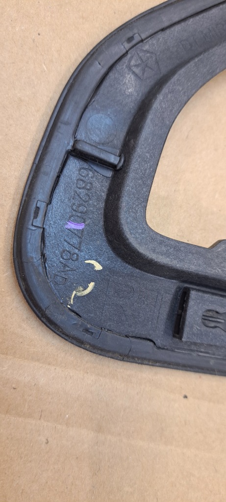 фото №4, Dodge ram 19-23 молдинг хром рамка зеркало na дверь правое