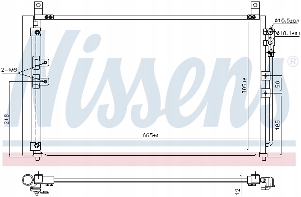 фото №9, Nissens 941167 радіатор кондиціонера infinity