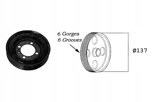 Sasic шкив коленчатого вала opel astra g 1.7 dti Киев