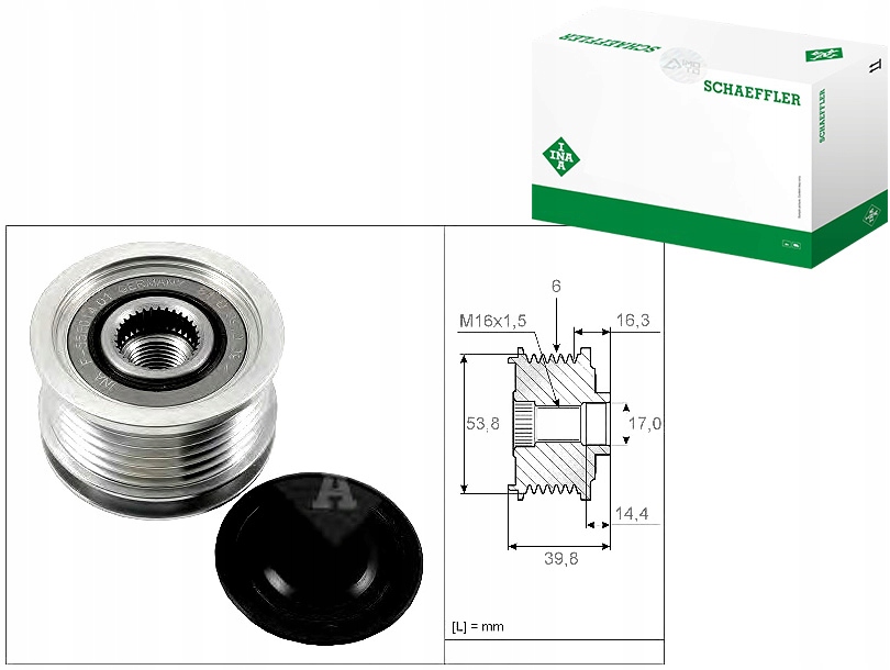 Купить Шкив генератора renault ina