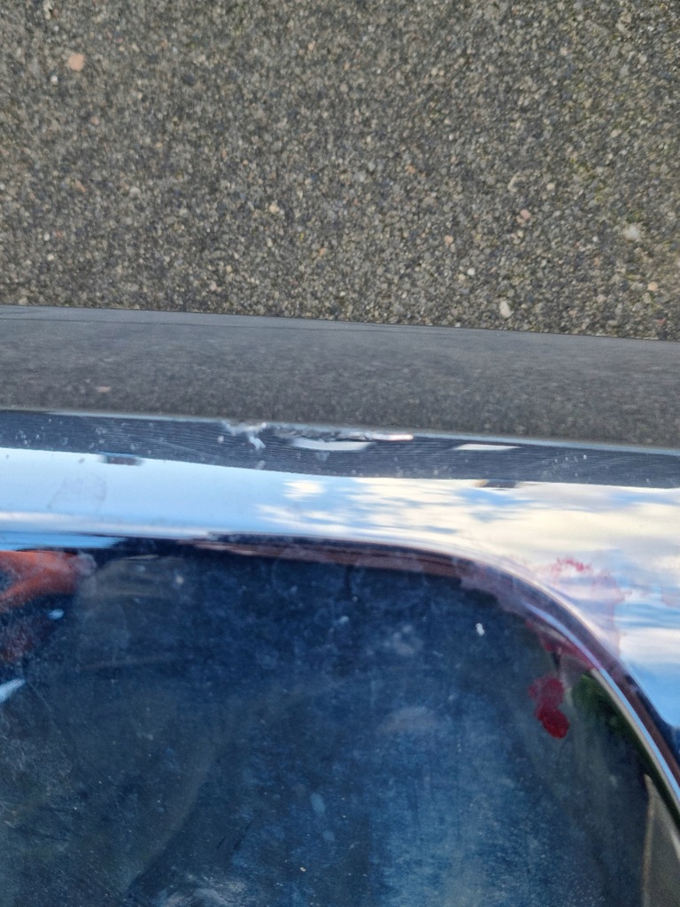 фото №4, Mercedes glk 204 a204 w204 спойлер бампер накладка хром бампера задній