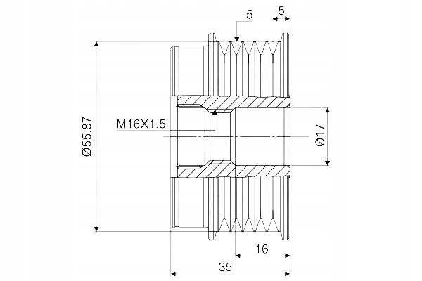 Купити Valeo шків генератора vw