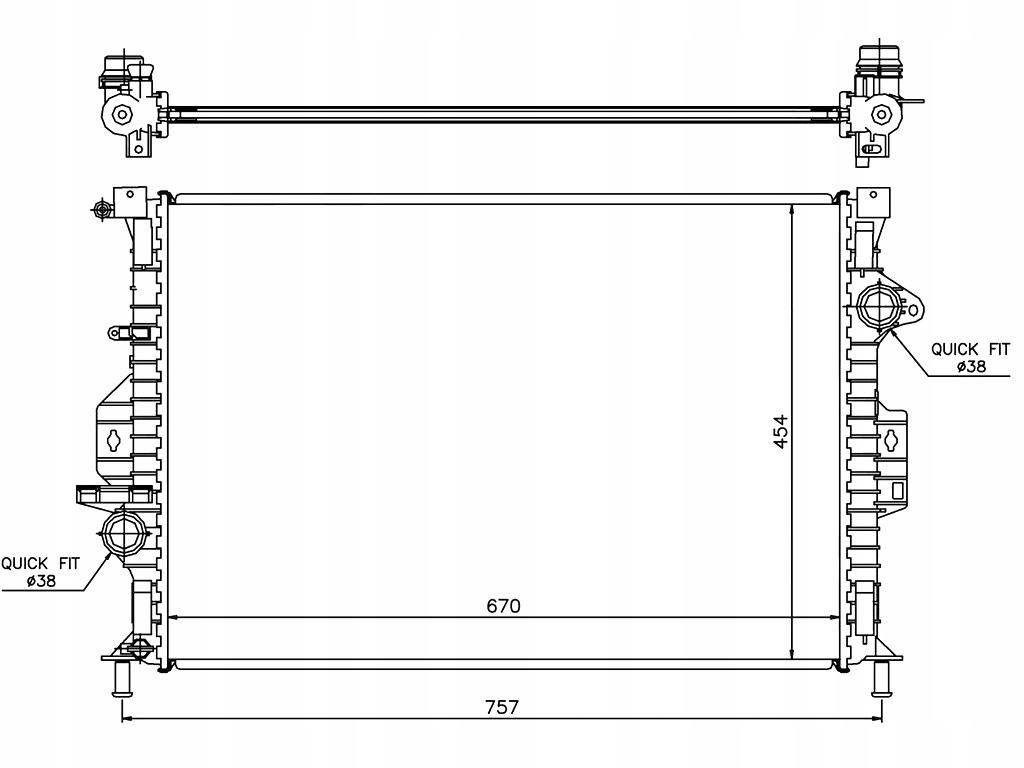 Купить Ford galaxy s-max 2006-2010 радиатор 1377542