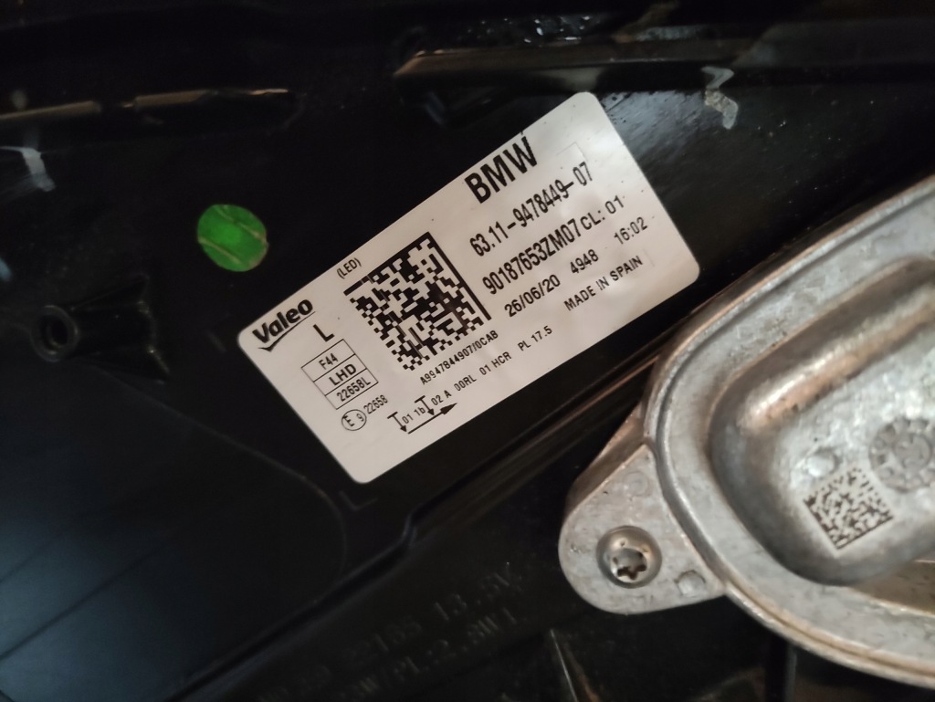 фото №4, Лампа левая перед led bmw 2 f44 9478449