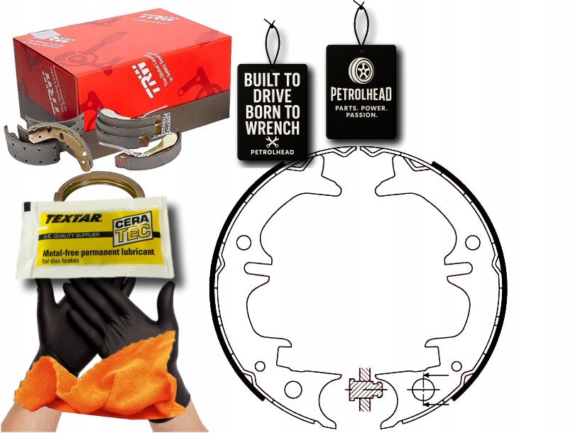 фото №1, Гальмівні колодки гальмівні toyota camry carina ii celica 2. #petrolhead pro+ kit10