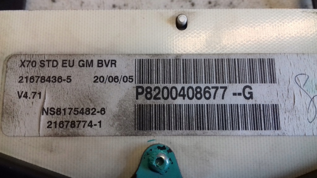 фото №4, Лічильник прилади p8200408677g renault master ii 2 2.5 dci 00-