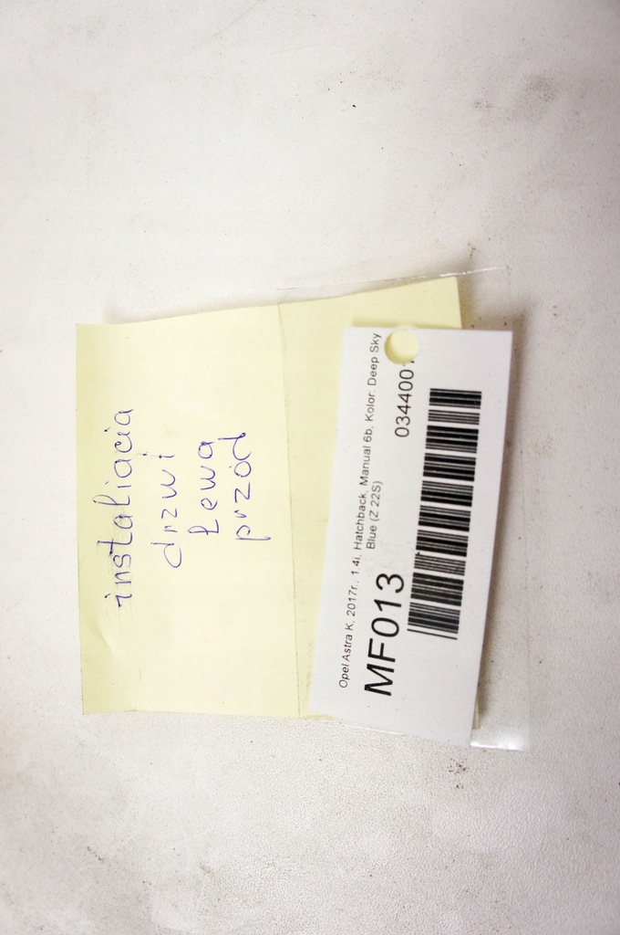 фото №8, Mf013 opel astra k v джгут двері лівий перед