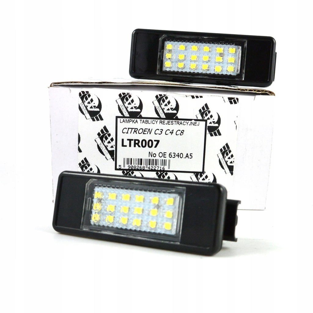 Купить Led подсветка номерного знака регистрационный washi