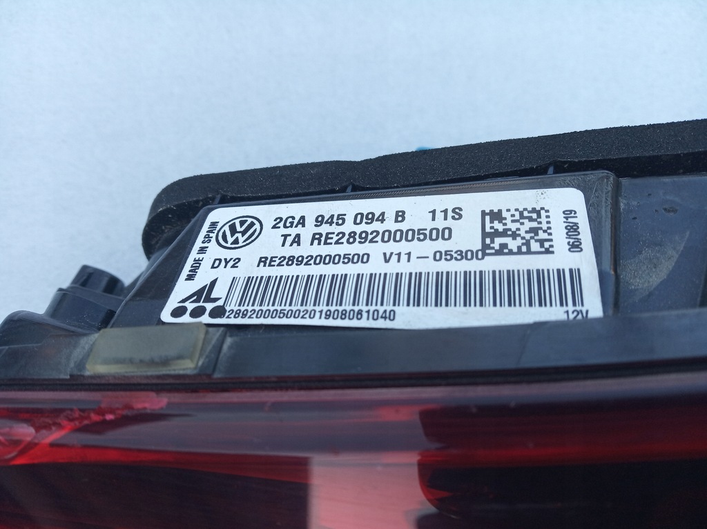 фото №5, Vw t-roc лампа правий задня кришки 2ga945904b