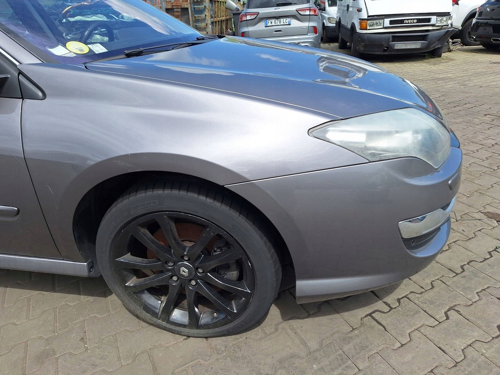 фото №11, Renault laguna 3 iii lift 13- бампер перед tekng bixenon led капот набір