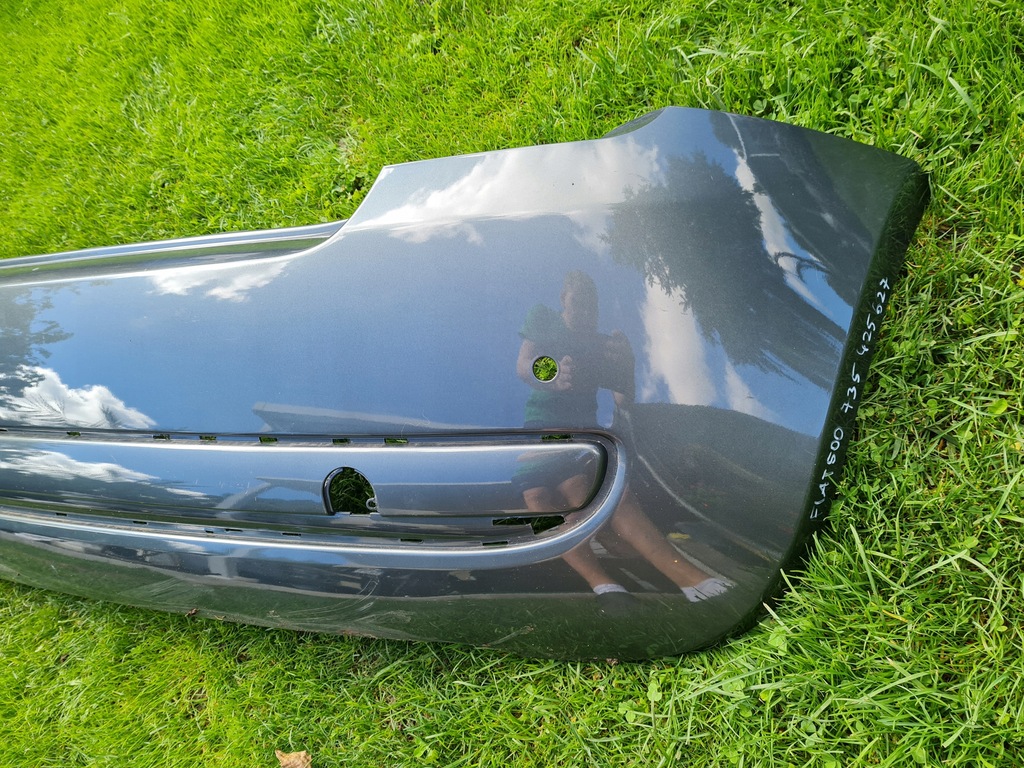 фото №10, Бампер задня fiat 500 pdc хром 735425627 гарний