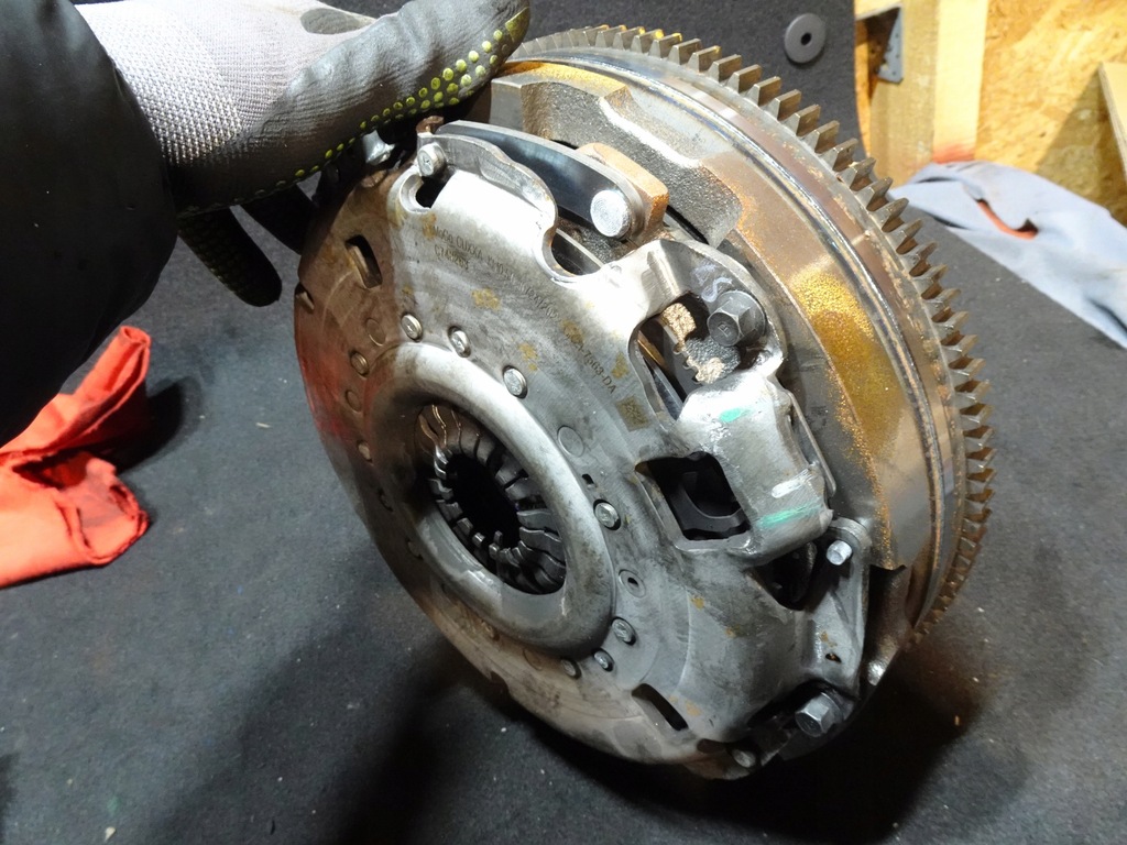 фото №10, Ford transit custom mk8 fl сцепление, колесо dwymasowe kk21-6477-ac 16900km