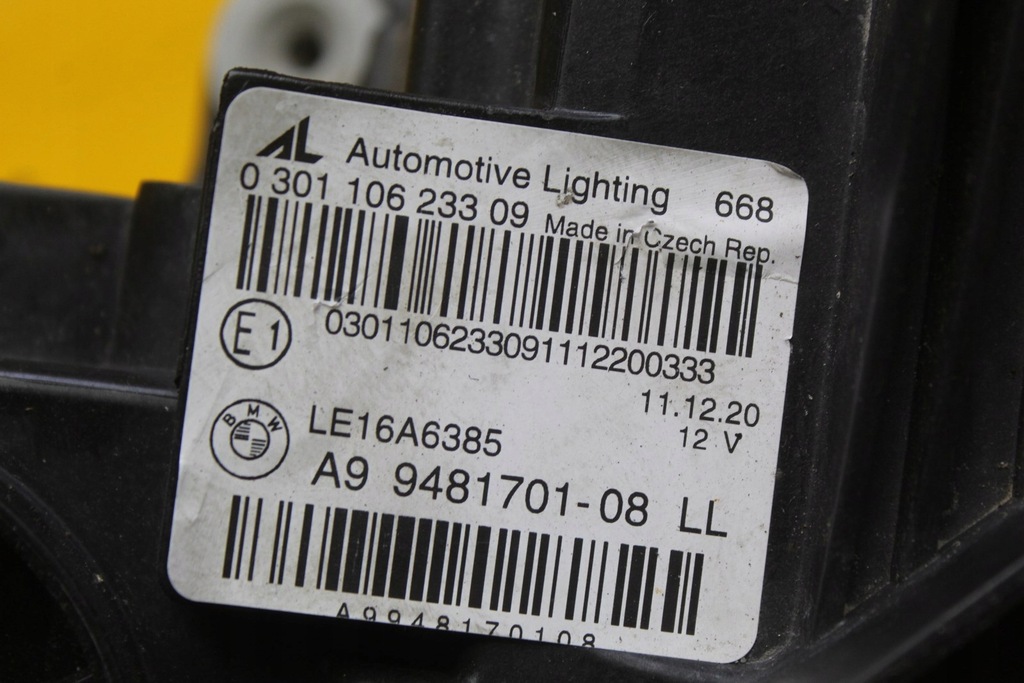 фото №10, Електропроводка джгут лампи лівий перед bmw 3 g20 g21 030110623309