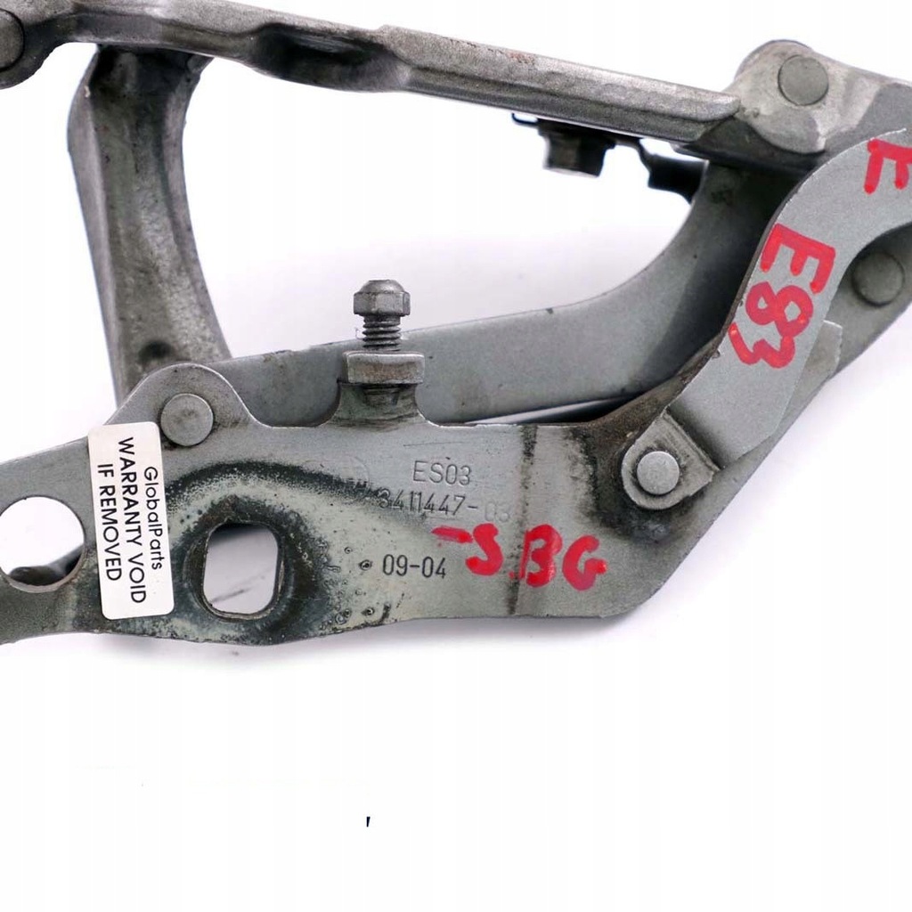 фото №10, Bmw x3 e83 петля капот левый silbergrau szary