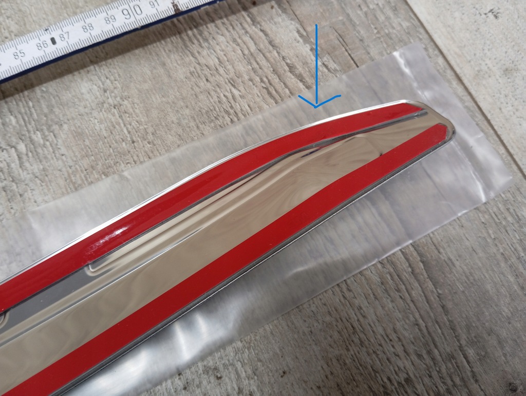 фото №9, Молдинг накладка бампера задняя dacia duster ii 8201700249 nowa оригинал