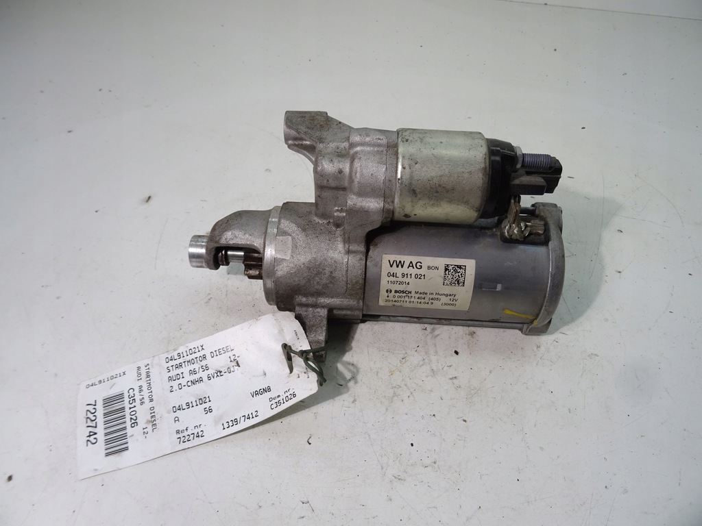 фото №1, Audi a6 s6 стартер 04l911021b .