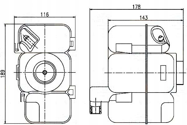 фото №1, Behr hella бачок розширювальний volvo s60 i 2.4