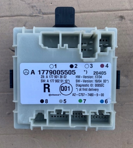 фото №1, Mercedes glb w247 w177 w118 модуль дверь левый задняя a1779005505