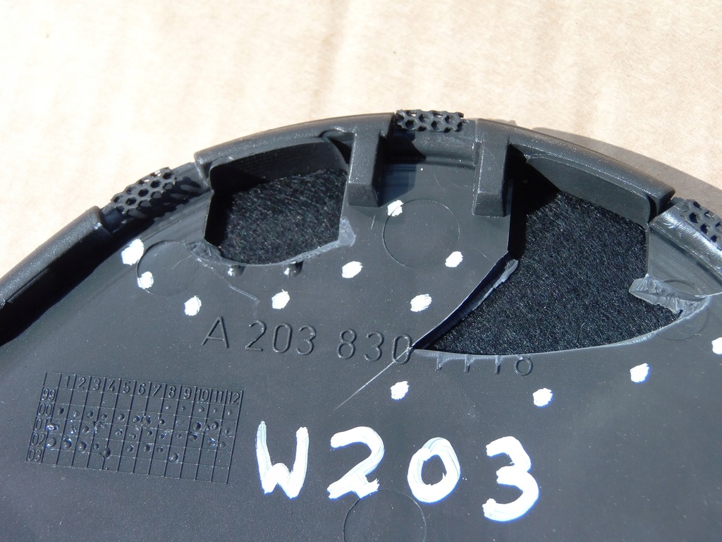 фото №8, Решітка обдув панелі 2038301118 mercedes c w203