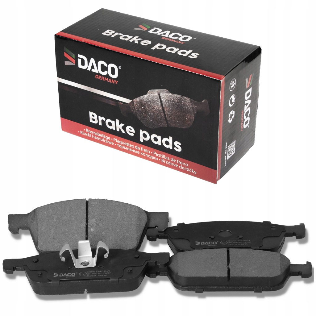 фото №1, Daco 321015 набор тормозных колодок тормозных, тормоза дисковые