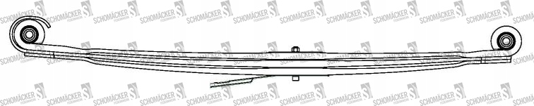 фото №1, Schomacker 33934000 рессора kompletny