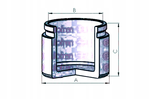 фото №2, Поршень тормозной lexus задняя gs is 05- autofren sei