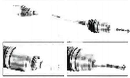 фото №1, Приводной вал задняя dk65.004 snr volvo s60 s80 v60 i ii