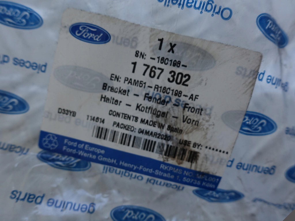 фото №9, Ford c-max grand mk2 10-18 кронштейн крыло перед