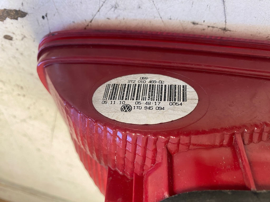 фото №9, Vw touran ii лампа правый задняя w крышка 1t0945094