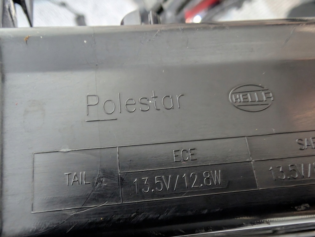 фото №10, Polestar 2 лампа задня накладка світло стоп led