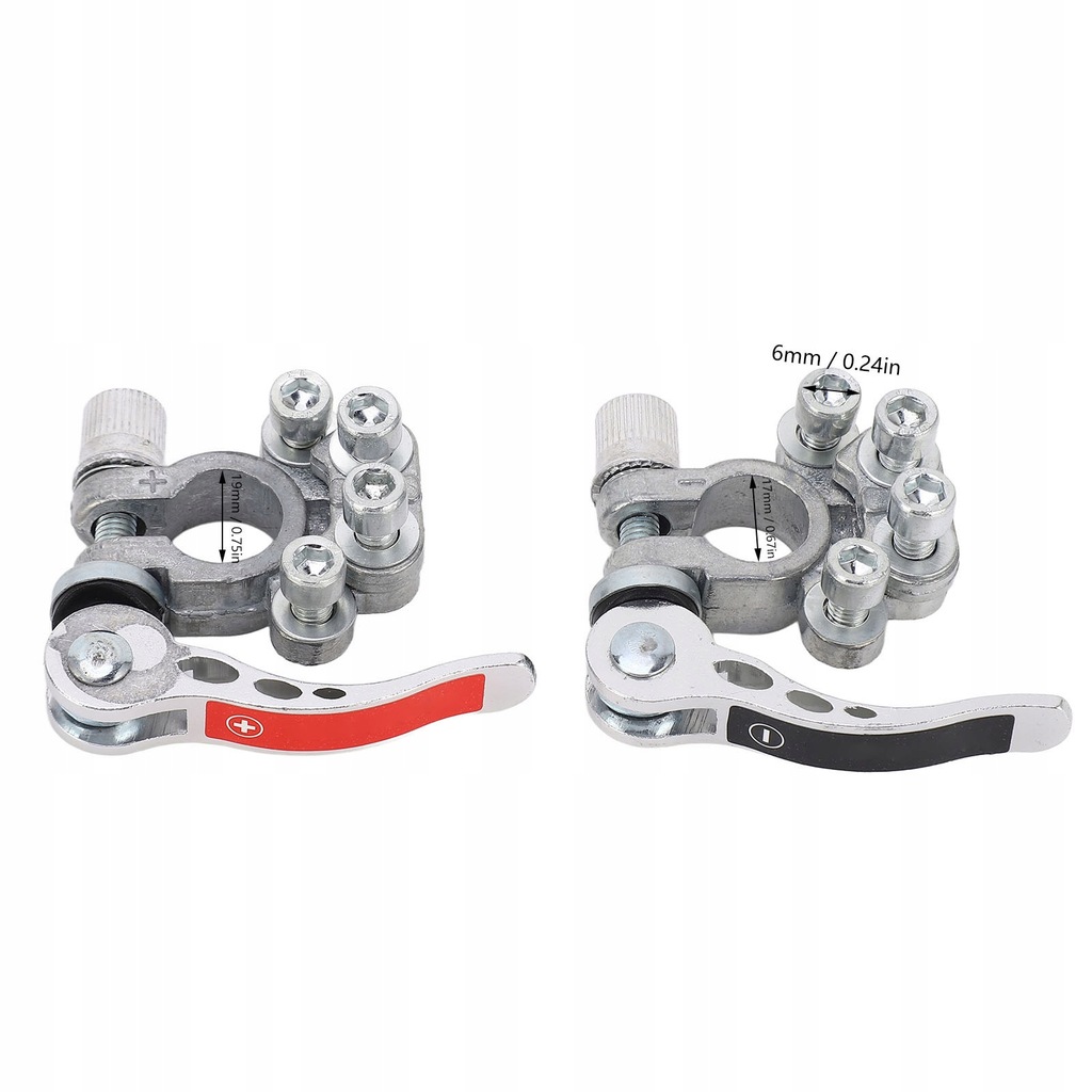 фото №16, Клеммы do аккумулятор суппорты универсальные 2szt