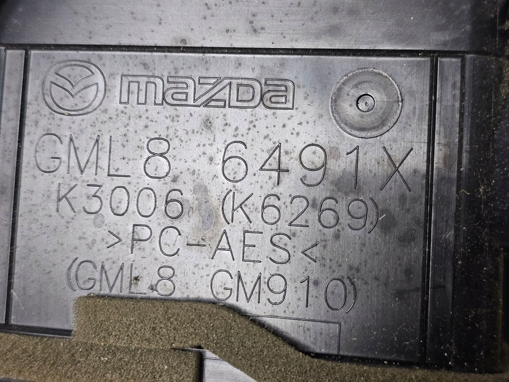 фото №12, Решітка обдув молдинг захист dekor консолі w панель шкіра mazda 6 iii gj