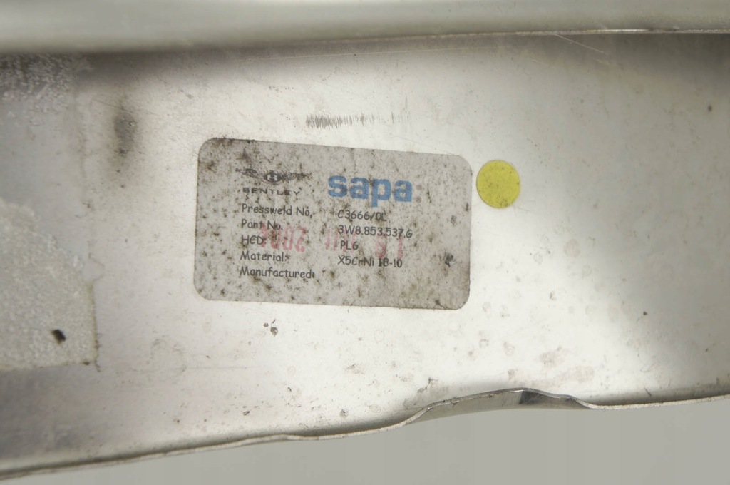 фото №6, Gs194 bentley continental gt i молдинг поріг ліва