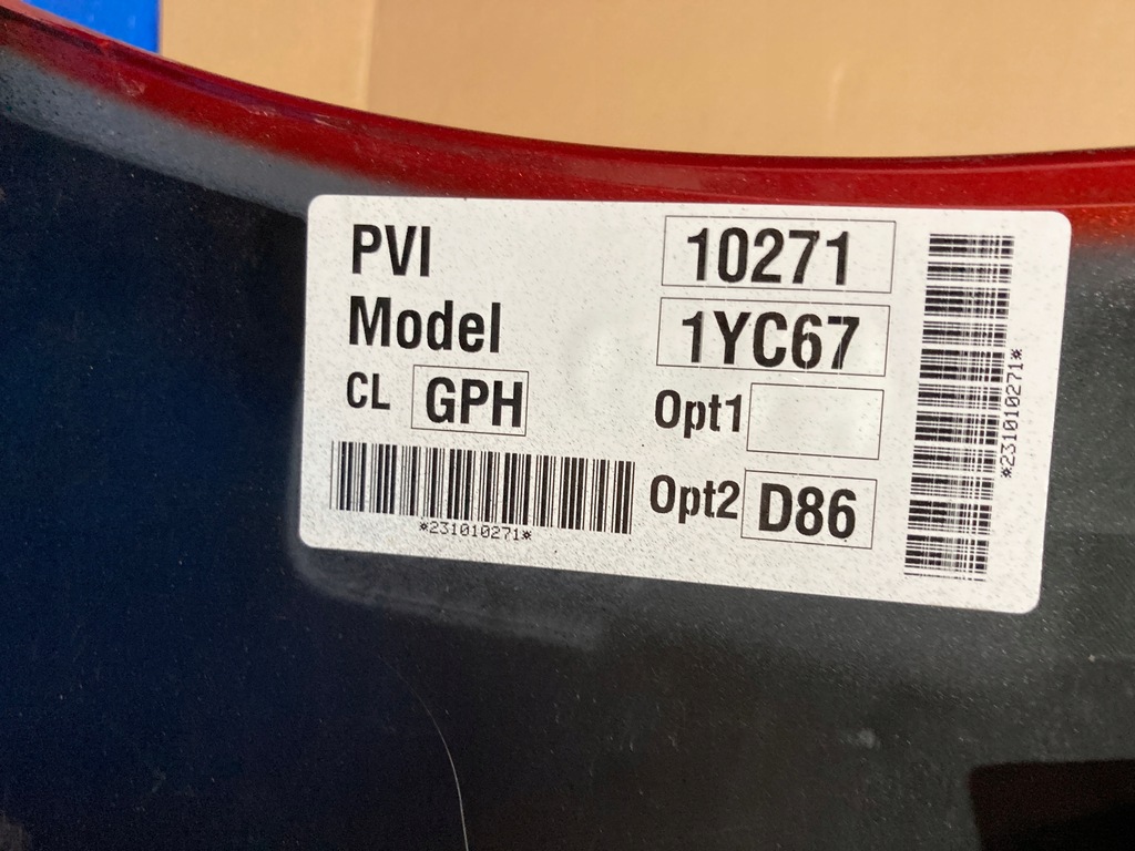 фото №13, Бампер задній chevrolet corvette c8 2020-