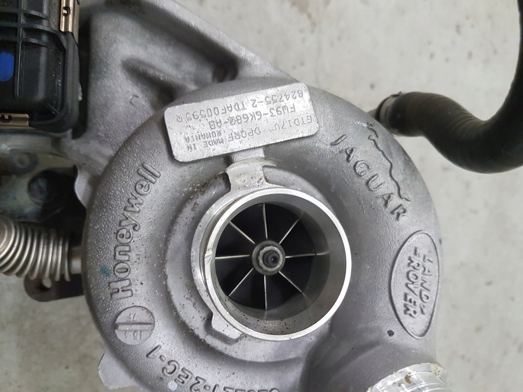 фото №3, Land rover velar 3.0 turbo турбіна турбонагнітач fw93-6k682-ab