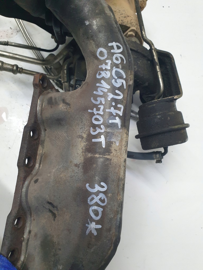 фото №6, Турбонагнетатель turbo турбина audi a6 c5 2.7 turbo 078145703t