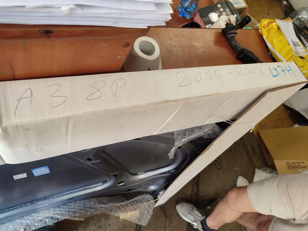 фото №11, Капот audi a3 8p lift 2005-2008 великий решітка радіатора ly7h