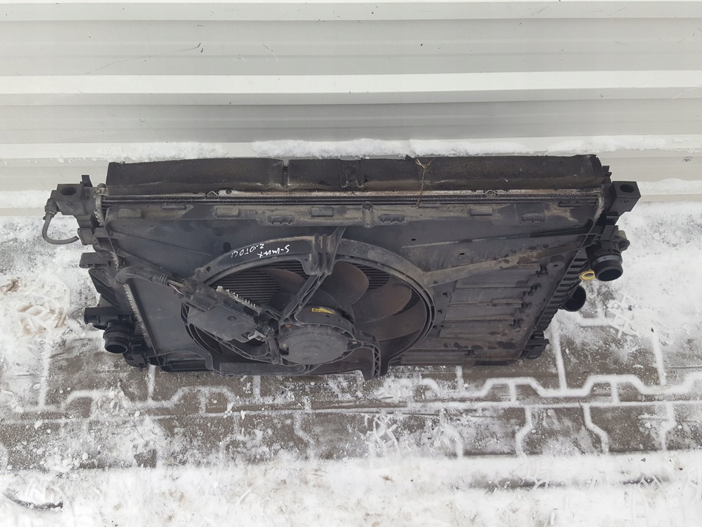 фото №5, Ford s-max mk1 06r- 2.0 tdci радиатор вентилятор