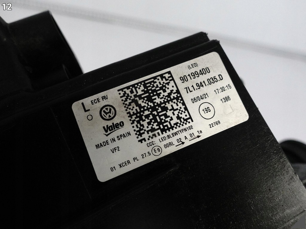 фото №13, Vw t6 t6.1 transporter multivan lift 7l1 19-23 лампа full led левая перед eu