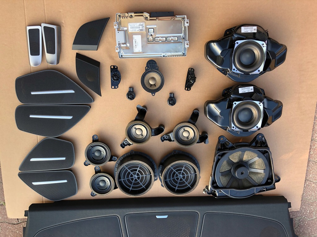 фото №1, Audi a8 d4 lift динамики аудиосистема bose комплект