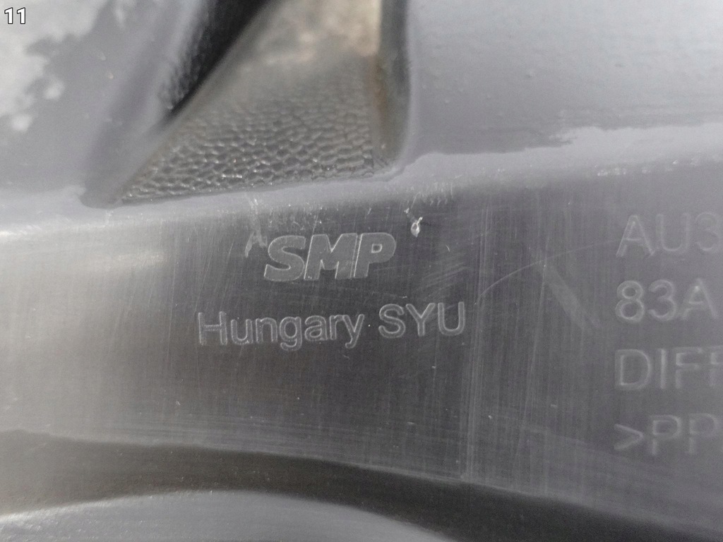 фото №12, Audi q3 ii f3 83a s-line 19- спойлер диффузор w бампер задняя чёрный сатиновая