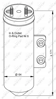 фото №2, Nrf осушитель кондиционера 33198