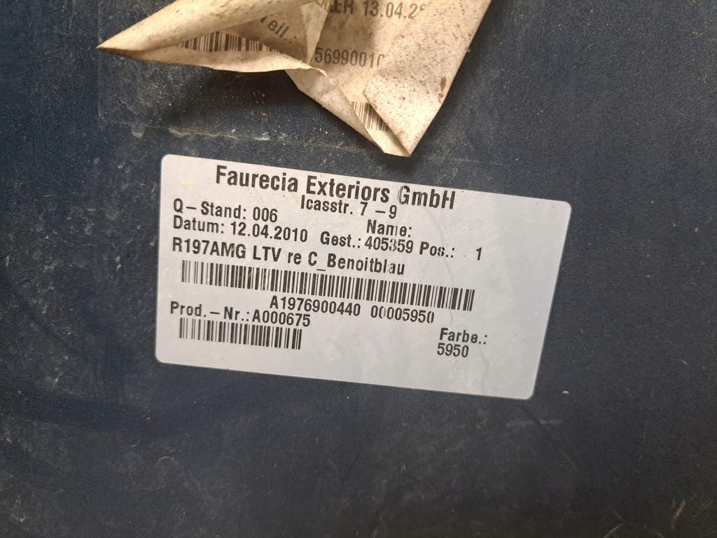 фото №11, Mercedes sls w197 amg молдинг поріг права