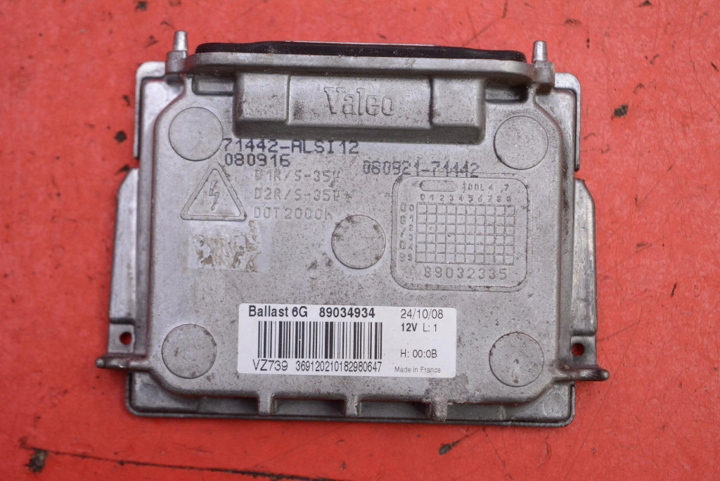 фото №1, Преобразователь ксенон ксенон левая 89034934 renault laguna 3 iii 07-11