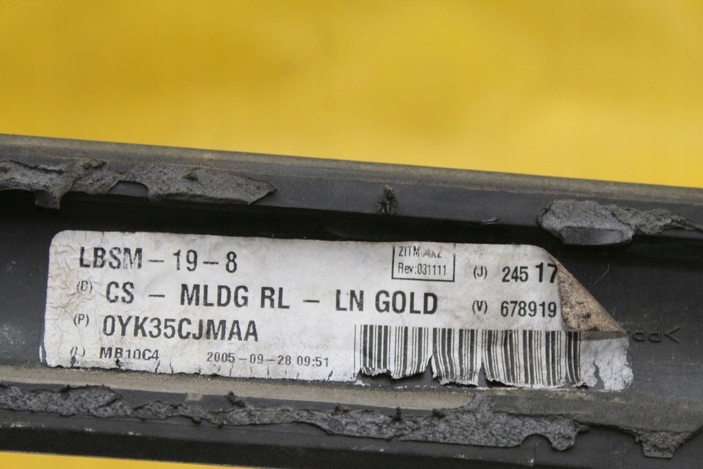 фото №7, Молдинг дверь левый задняя pacifica i