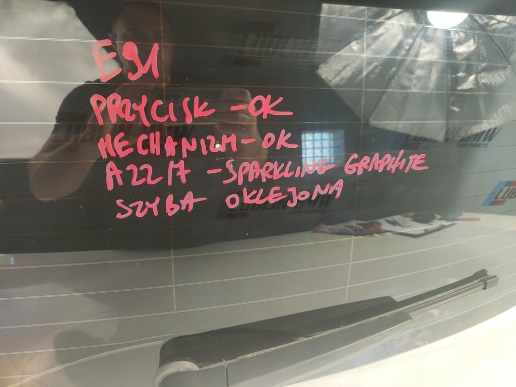 фото №7, Bmw e91 стекло задняя механизм дворники кнопка